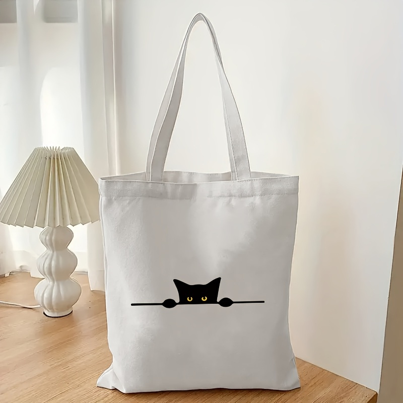Canvas Backpack Casual - Mochila de lona com estampa linear