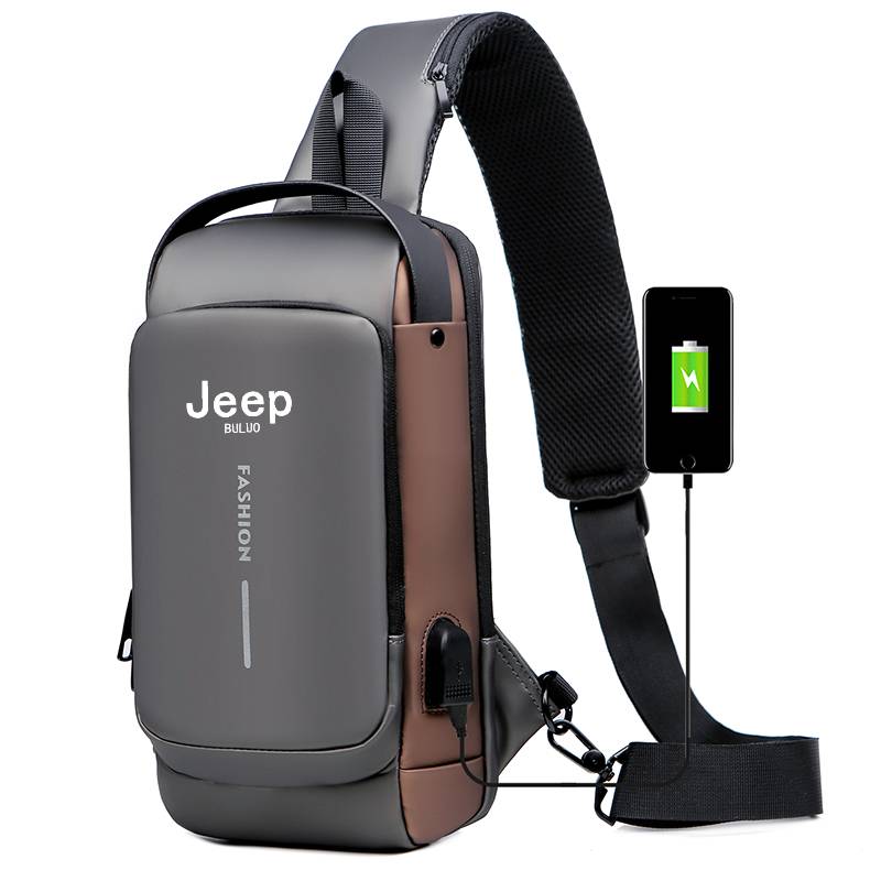 Travel Backpack Anti Theft - Bolsa Antifurto Masculina Jeep Buluo com