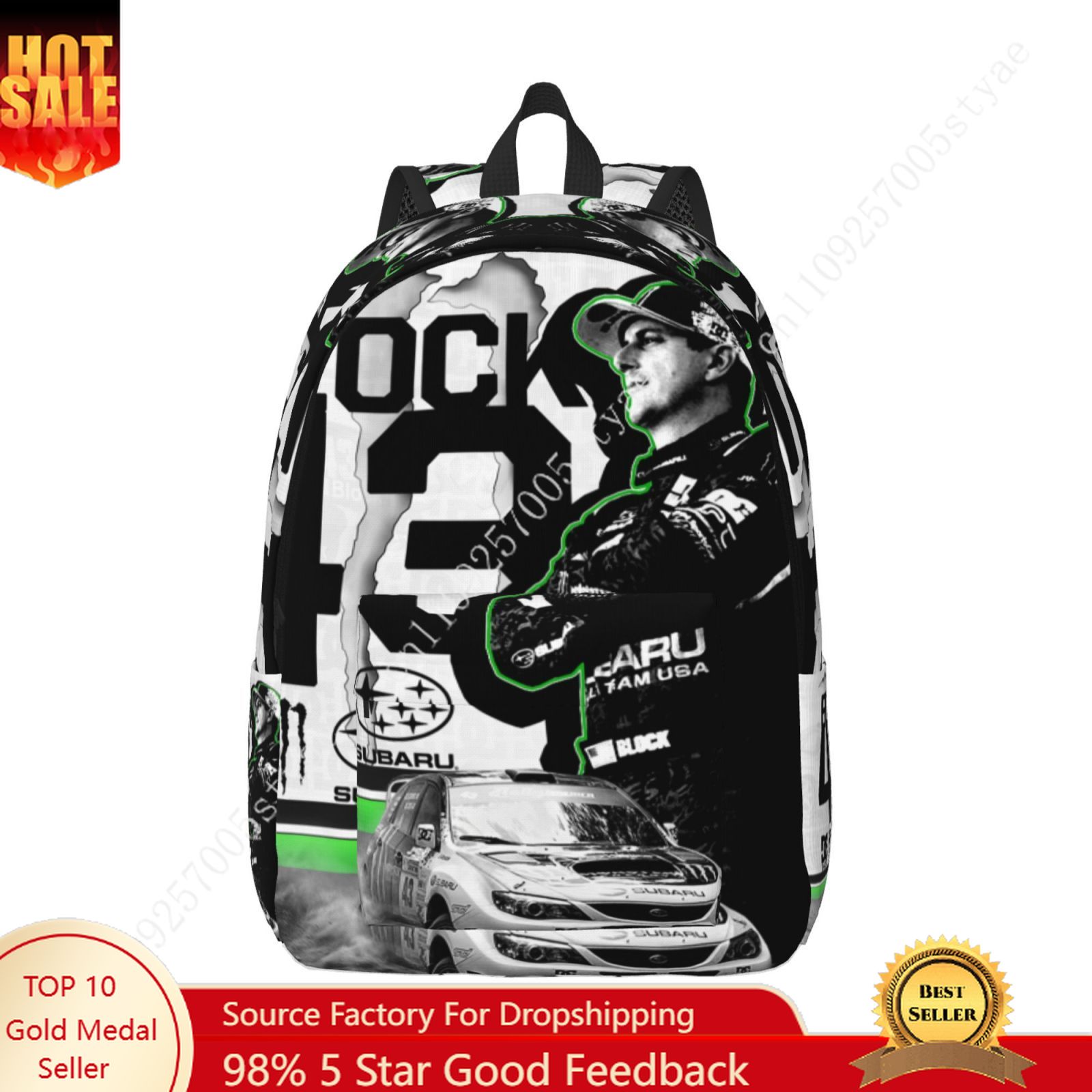 Fashion Backpack Women - Mochila leve de lona personalizada Ken