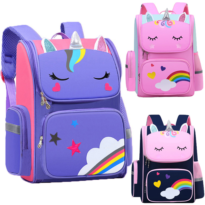 School Backpack Teen - Criança mochila para menina unicórnio crianças