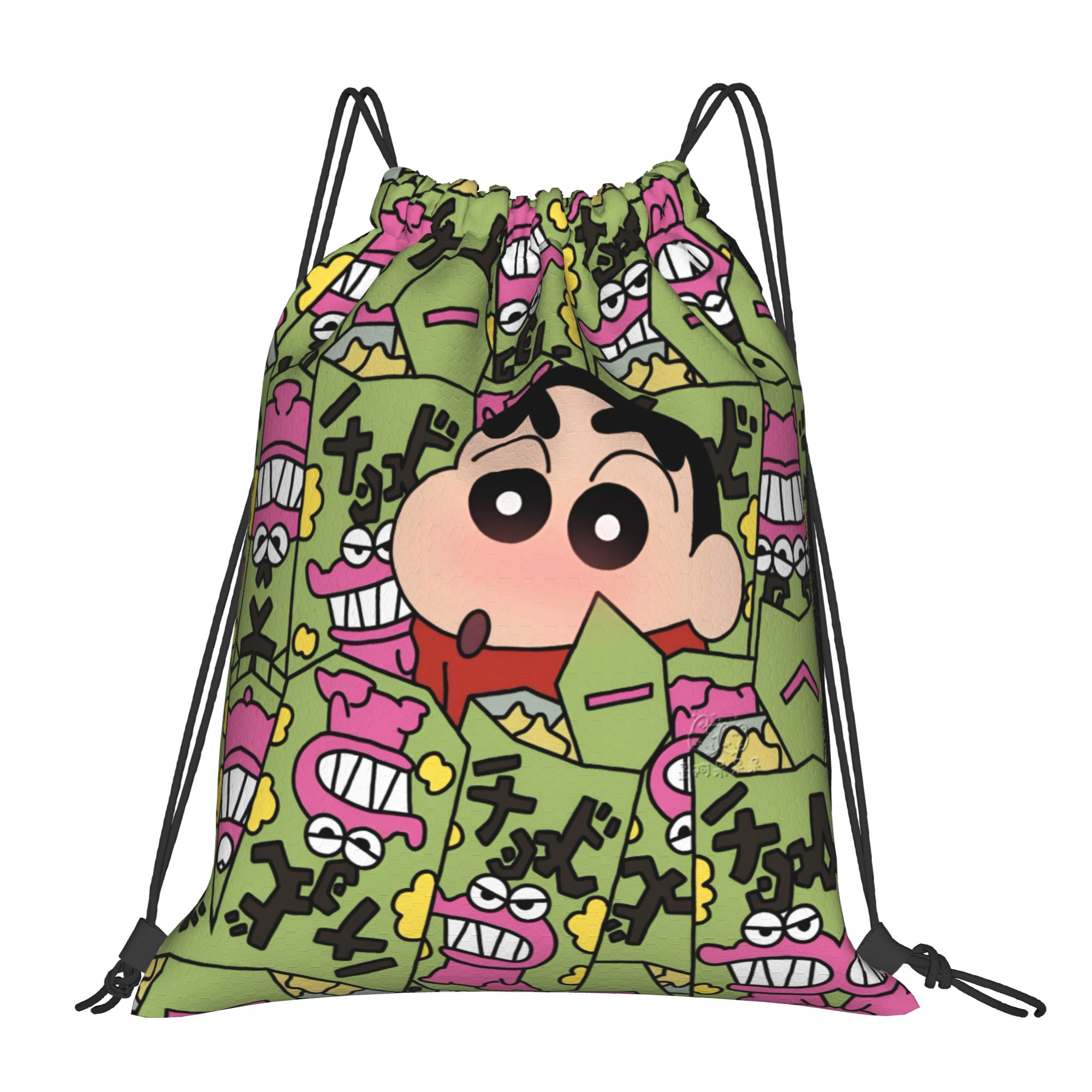Drawstring Gym Bag - Bolsa com cordão personalizada Crayons Shins