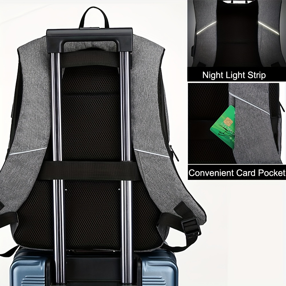 Mochila Antifurto Masculina pa - Laptop Backpack 15.6 avaliação e preço