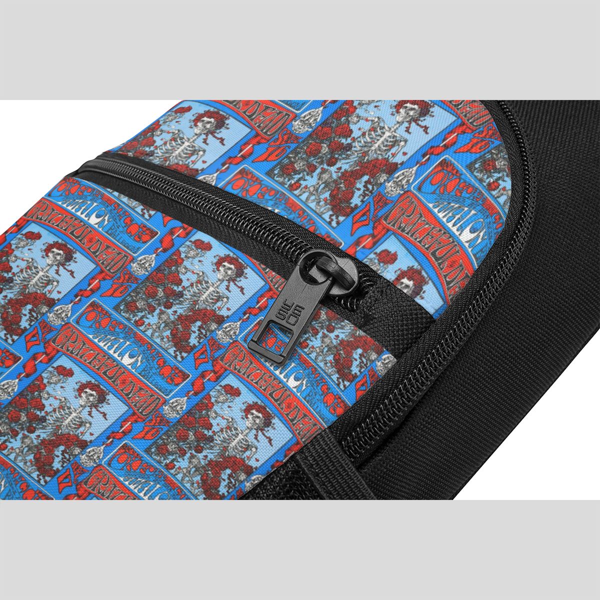 Grateful Dead Rock Band Chest  - Sling Backpack Shoulder avaliação e preço