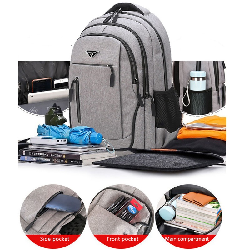 Mochila Oxford de grande capac - Laptop Backpack 15.6 avaliação e preço